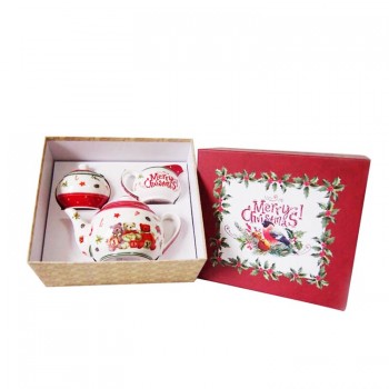 Ceramic Christmas Cup And Saucer Set11