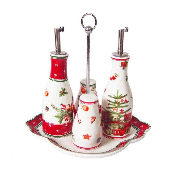 Ceramic Xmas Salt And Pepper Shakers48