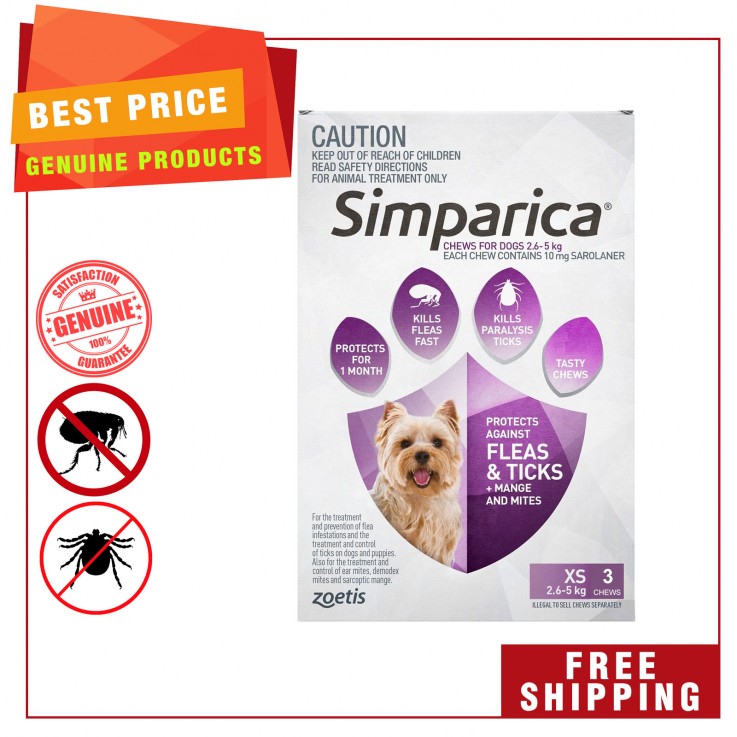 Simparica to control Fleas in Dogs 