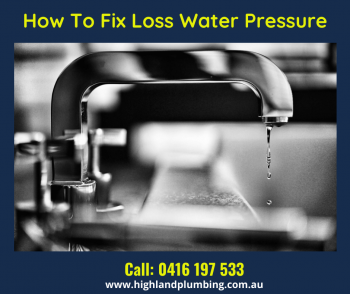 How to Fix Loss Water Pressure?