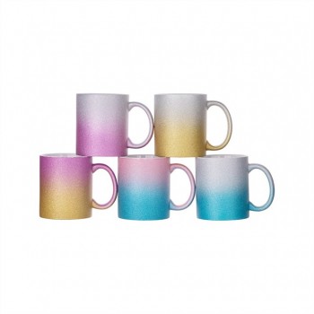 Sublimation 11oz Gradient Bottom Glitter Mug71