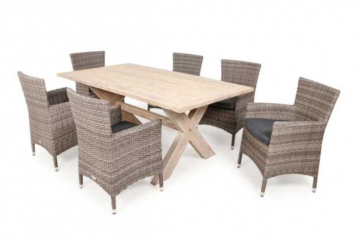 Meridian-Lyon 7pc Teak Dining Set