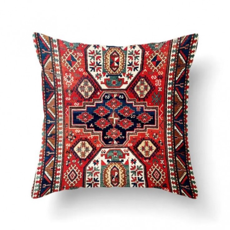 Kilim Pillow Covers,Decorative Throw Pillow Kilim Ethnic Geometric Outdoor Square Cushion Covers for Home Sofa Couch 18x18inch16