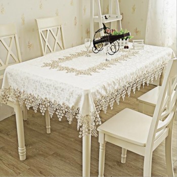 Fashion simple high quality water soluble lace explosion models sales jacquard tablecloth47