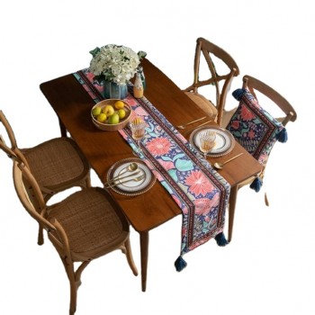 Elegant Tapestry Table Runner Nordic light luxury printed table runner home diningtable runner50