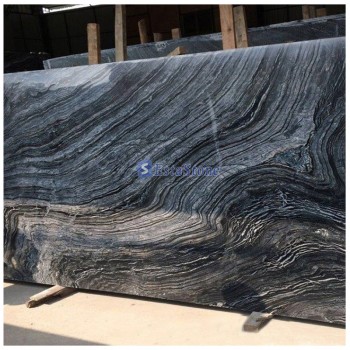 Black Marble with White Veins Wooden Slabs37