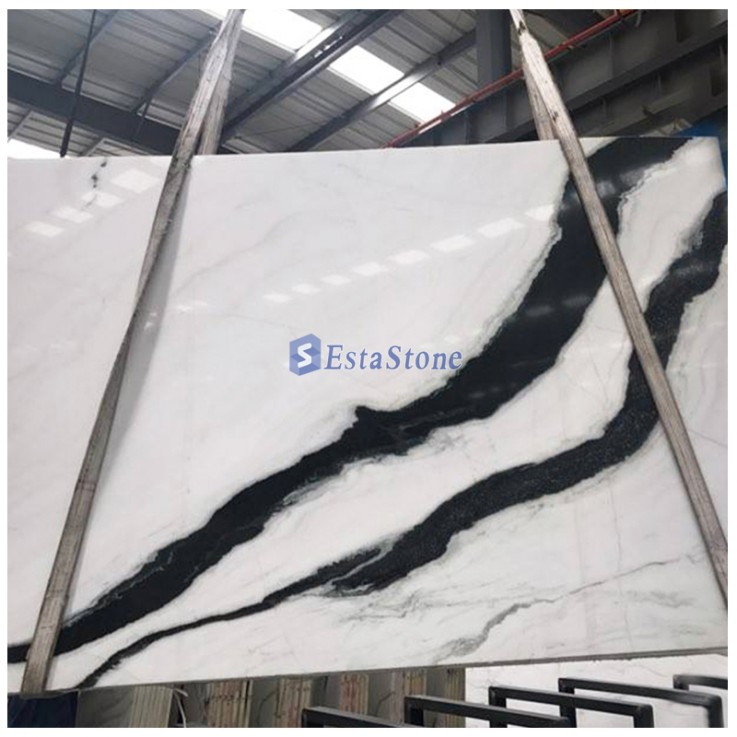 White Panda Marble Slabs for Floor Tiles66