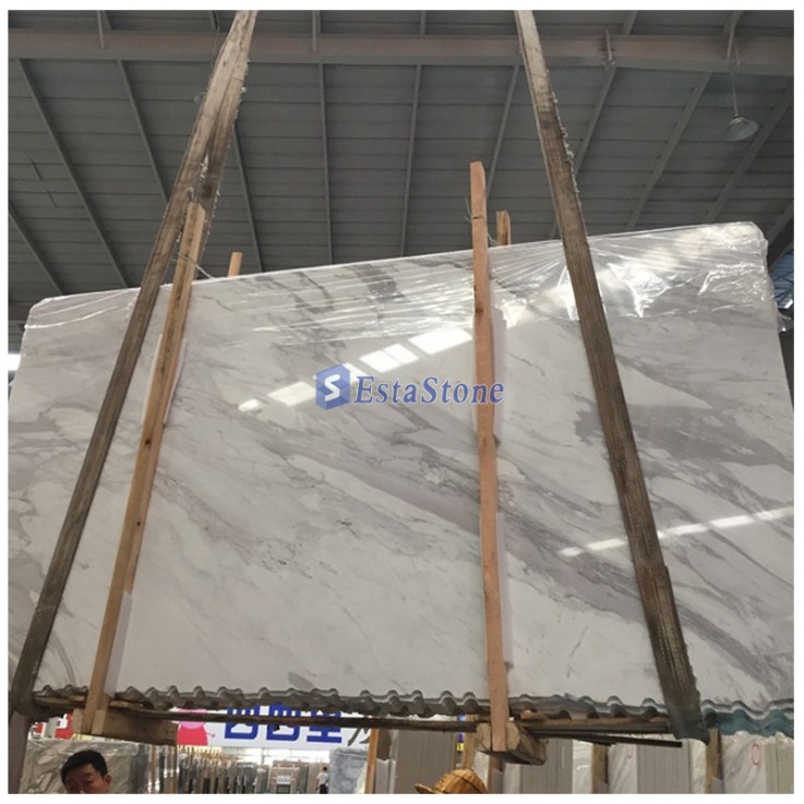 White Volakas Marble Slabs for Tiles23