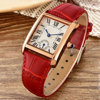 Square Case Fashion Couple Watch87