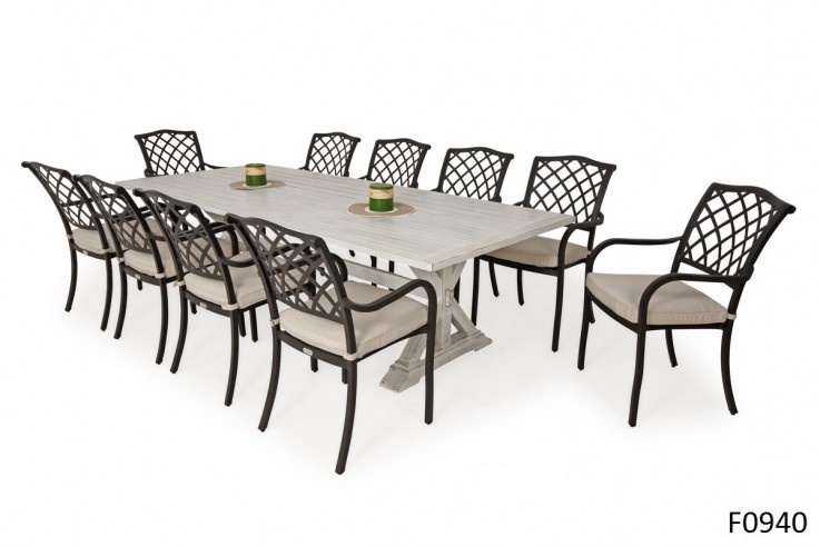 Florentine-Vogue 11pc Aluminium Dining