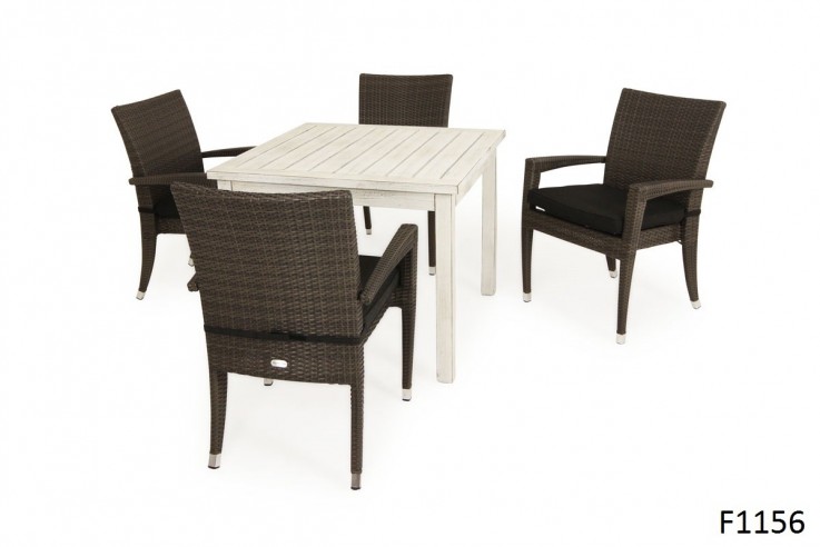 Rosseau-Vogue 5pc Aluminium Dining Set