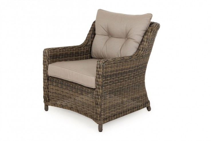 Crestwood 3pc Wicker Chat Set