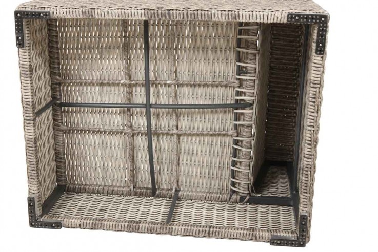 Crestwood 3pc Wicker Chat Set