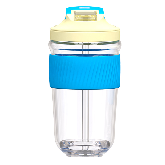 Glass Water Bottle With Straw15