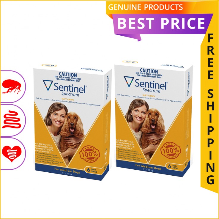 SENTINEL Spectrum 12 Doses for Dogs All 