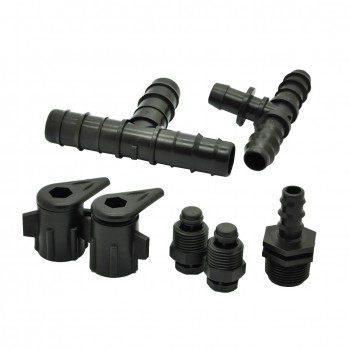 Barbed drip irrigation fittings34