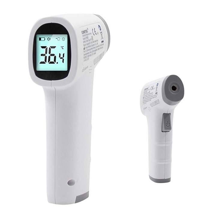 CONTEC TP500 Non-Contact Infrared Thermometer Gun LCD Digital Forehead11