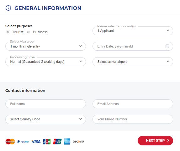 Vietnam visa application for Business...