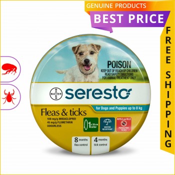 SERESTO Collar 1 Piece for Dogs Under 8 