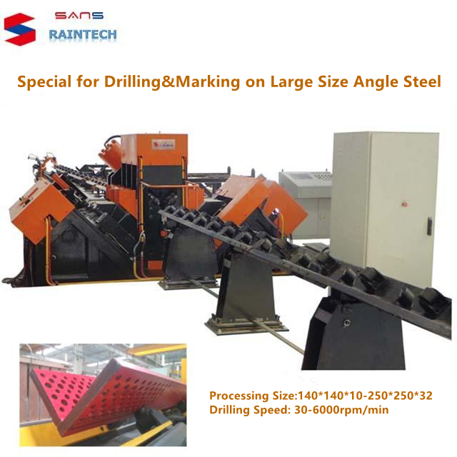 CNC Angle Steel Drilling Marking Production Line57