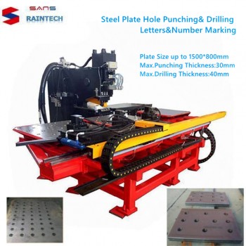 CNC Steel Plate Punching Marking Shearing Machine49