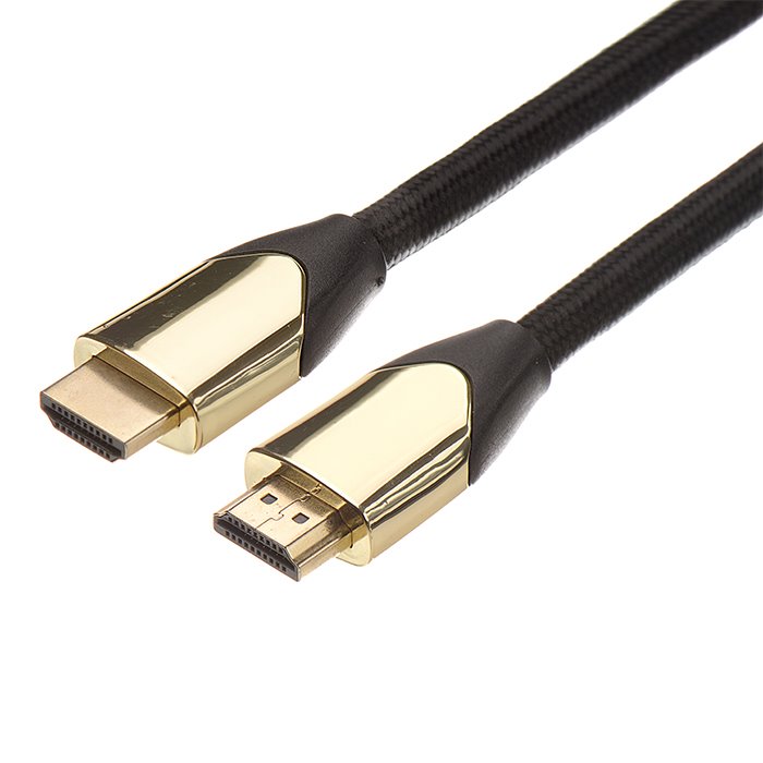 2.0V HDMI Cable Premium Male To Male Gold Planted 19+1 4Kx2K 3D 60HZ Flat HDMI CableWith Metal Head For HDTV19