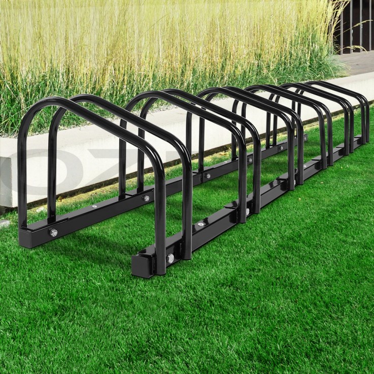 Portable Bike 6 Parking Rack Bicycle Ins