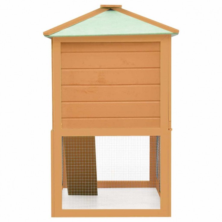 ANIMAL RABBIT CAGE DOUBLE FLOOR WOOD