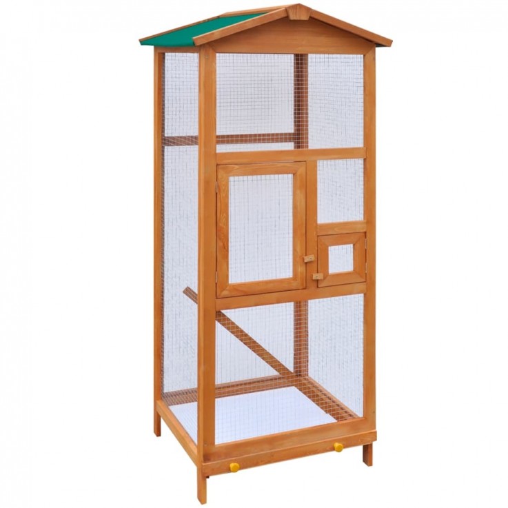 BIRD CAGE WOOD 65X63X165 CM