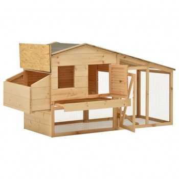 CHICKEN CAGE SOLID PINE WOOD 178X67X92