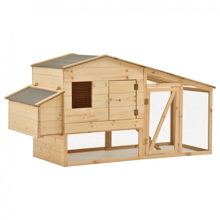 CHICKEN CAGE SOLID PINE WOOD 178X67X92