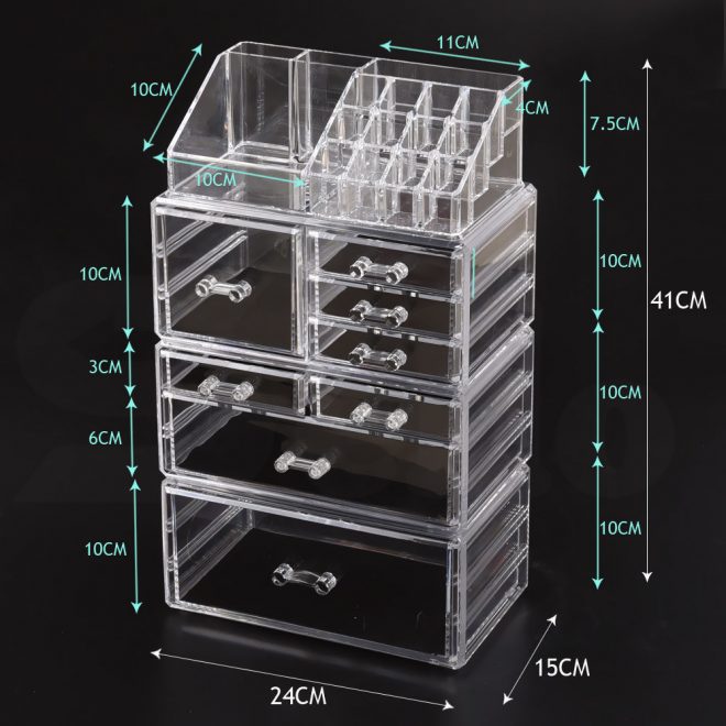 Cosmetic 7/8//9/10/11 Drawer Makeup 