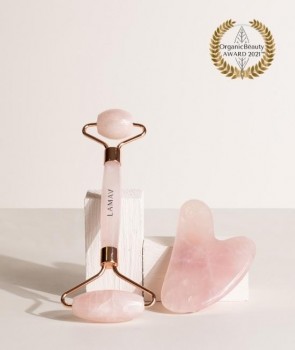 Quartz Gua Sha and Roller Set | LAMAV (C