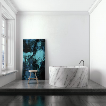 Buy Zen Oval Solid Marble Bathtub