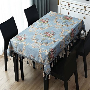 Table Cloth European Chenille Table Cloth Thicken Tablecloths Household Rectangular Cover Cloth Dustproof36