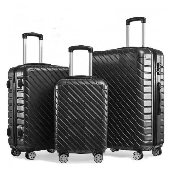 Air Plane Wheels ABS Luggage Set7