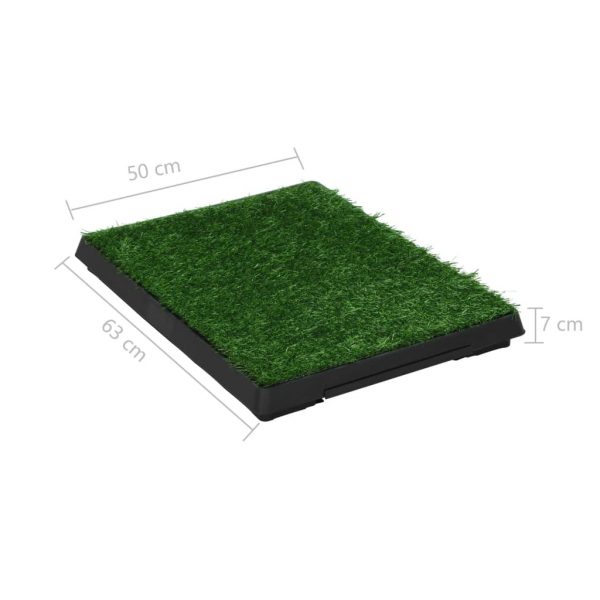 Pet Toilet with Tray and Artificial Turf