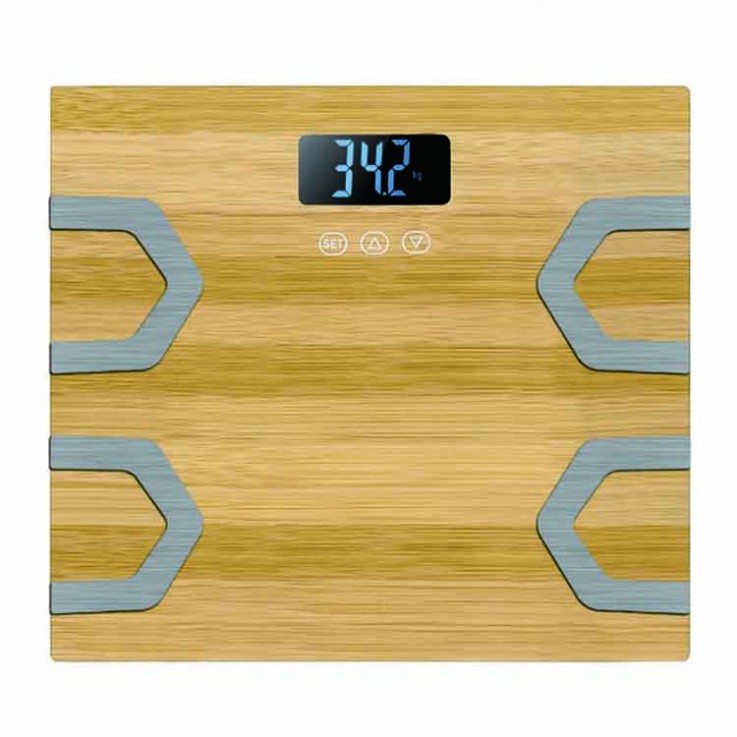 Large Capacity Bamboo Body Fat Scale46