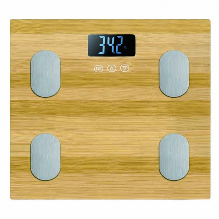 Bamboo LCD Body Fat Scale77