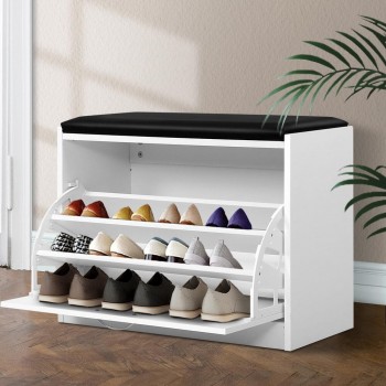 Artiss Shoe Cabinet Bench Shoes Storage 