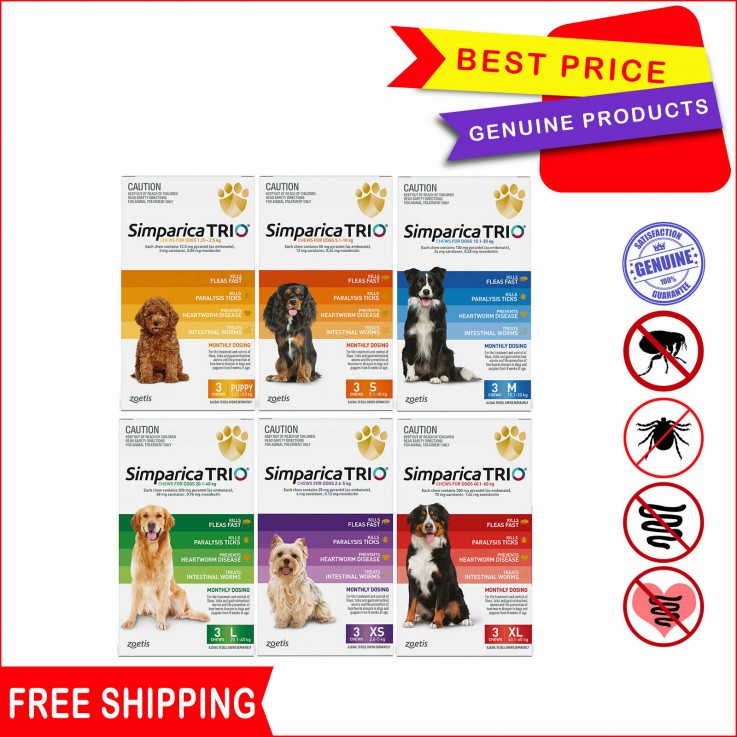 Simparica Trio protection for dogs