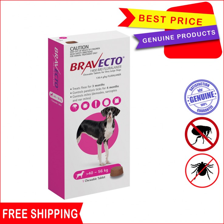 BRAVECTO for 40-56Kg Dogs Flea treatment