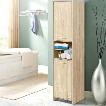 Artiss 185cm Bathroom Cabinet Tallboy Fu