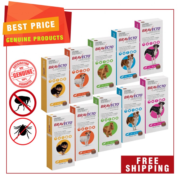 BRAVECTO Tick and Flea Treatment for Dog