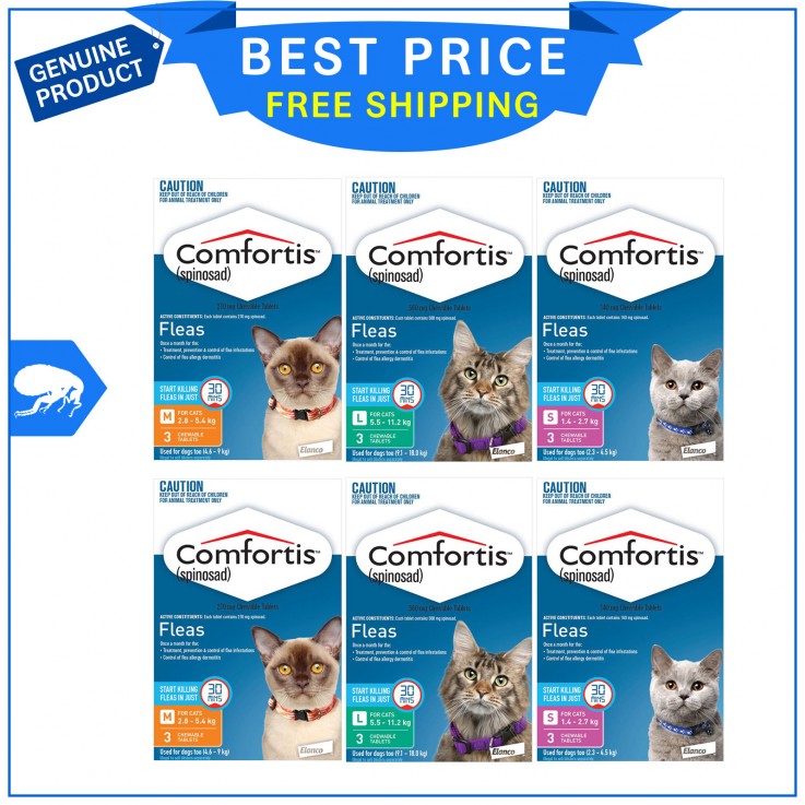 COMFORTIS 6 Chews for Flea Prevention 