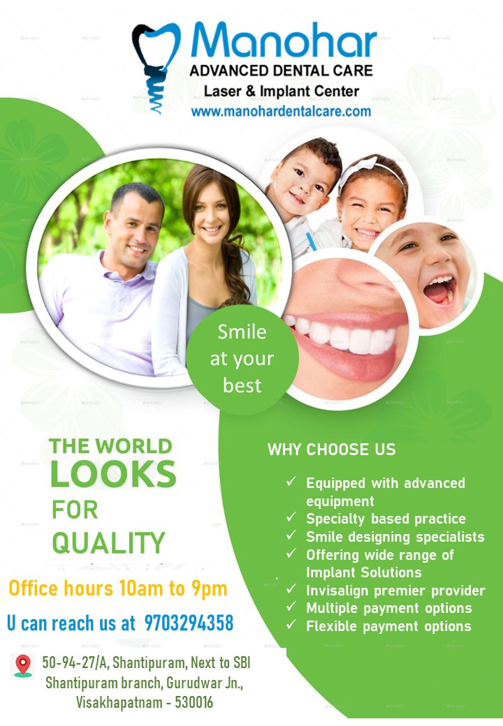 fluoride treatment in vizag |Manohar dental care 