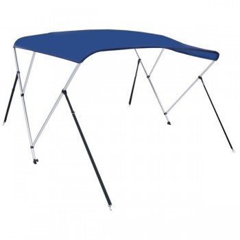 3 Bow Bimini Top Blue 183x140x140 cm