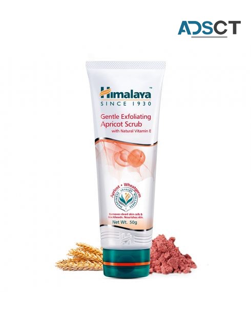 himalayagentle exfoliating apricot scrub