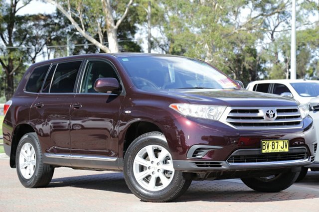 2011 Toyota Kluger KX-R AWD SUV