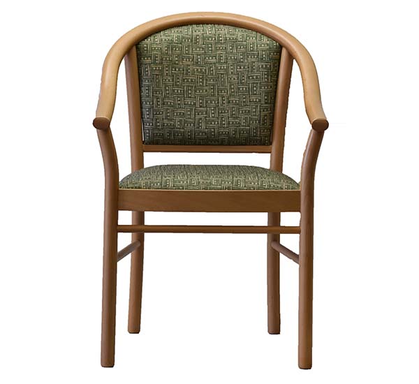 MANUELA 3/4 BACK STACKABLE ARM CHAIR